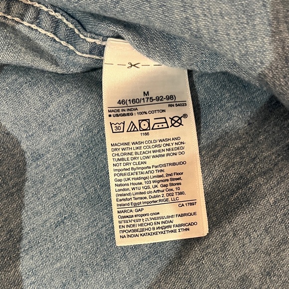 GAP Denim Women’s “Perfect Shirt” - Picture 6 of 9